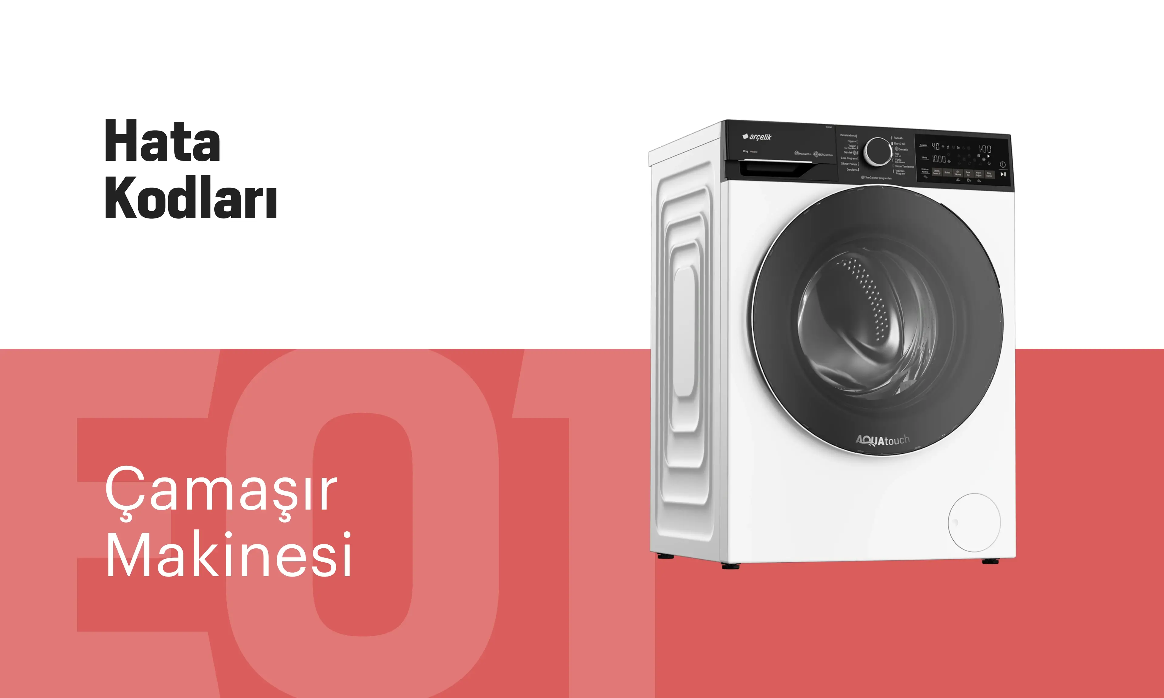 Çamaşır Makinesi Hata Kodları: Nedir, Nasıl Çözülür?
