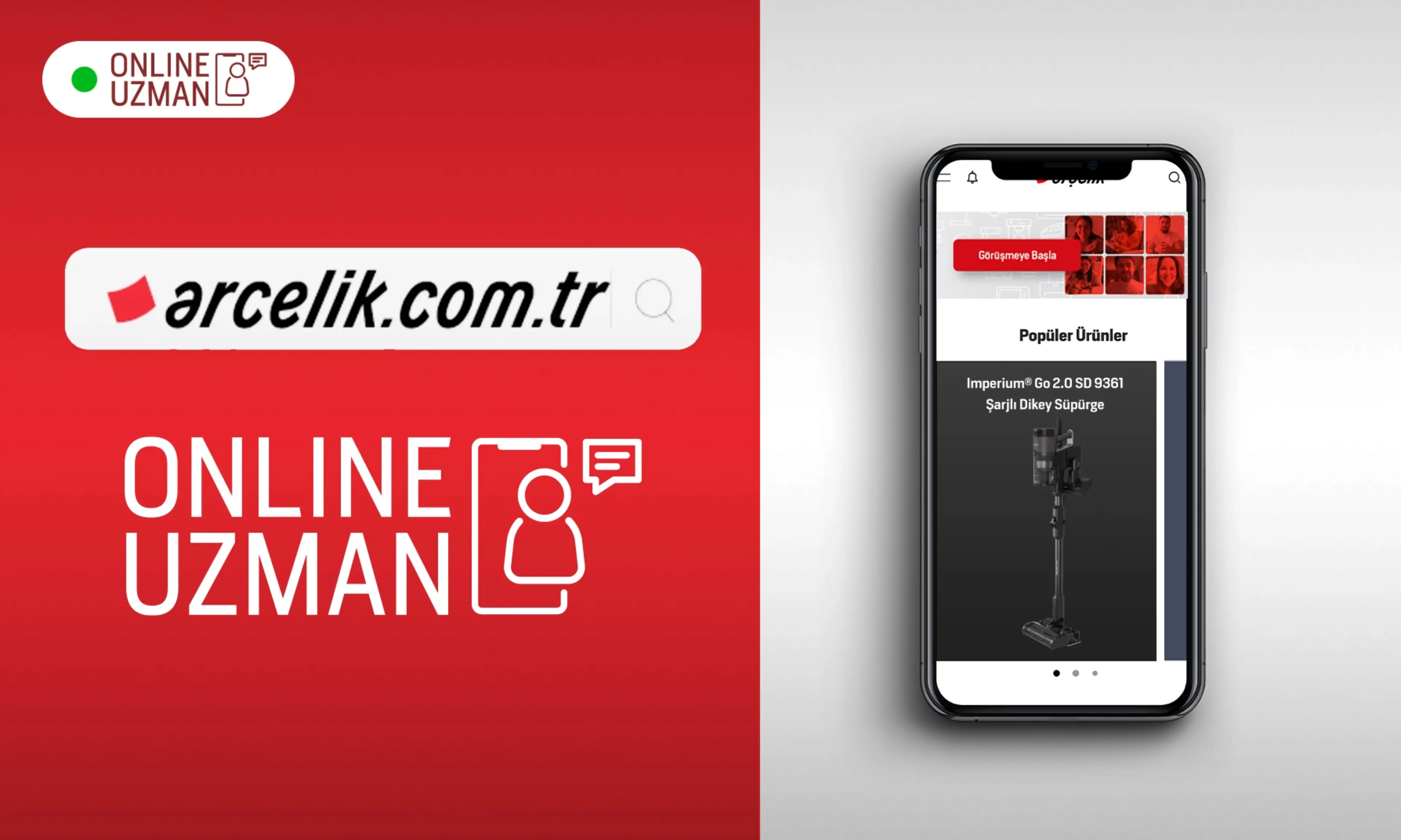 Mağaza Deneyimini Evinize Taşıyan Yenilik: Arçelik Online Uzman