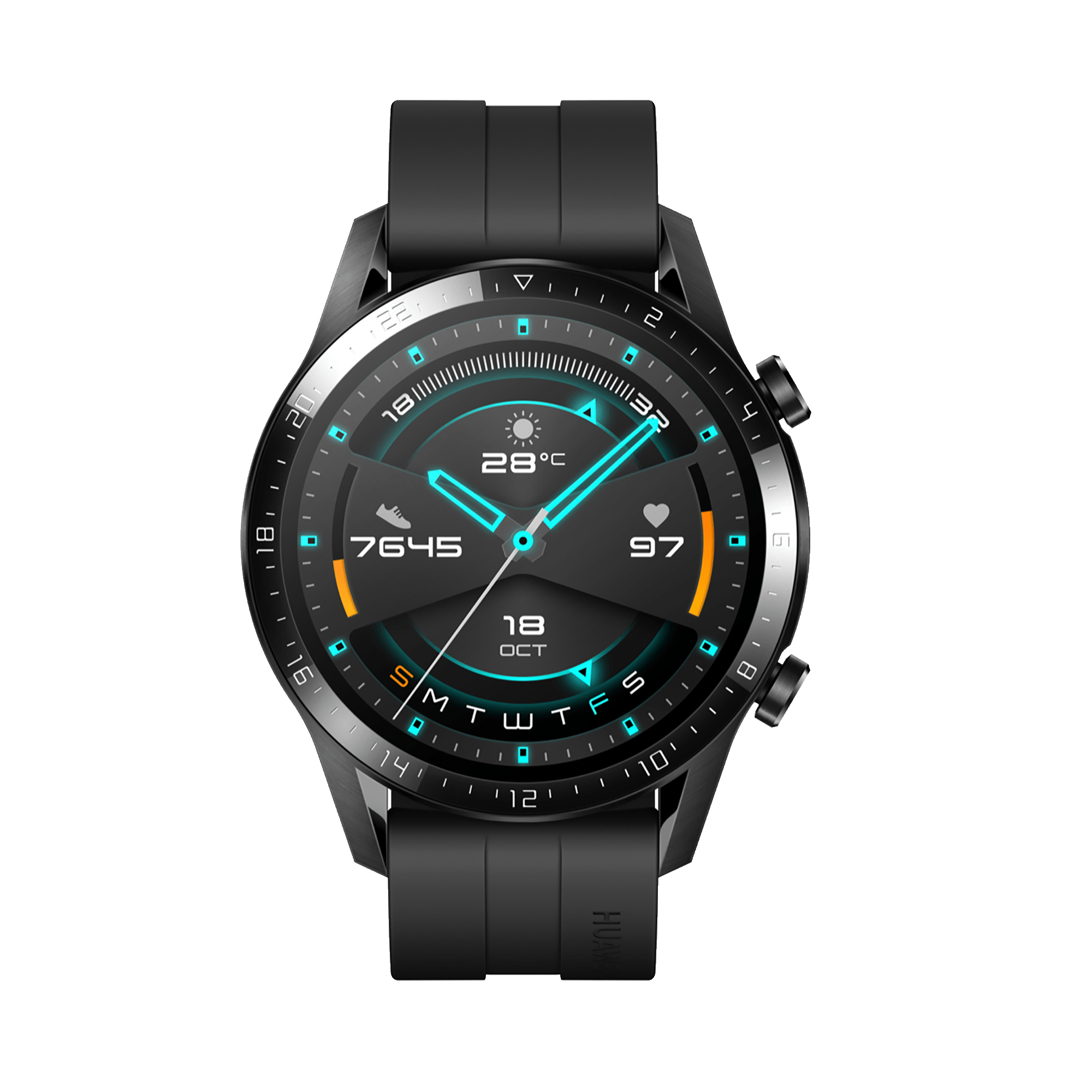 Huawei Watch GT 2 46mm Sport Siyah Giyilebilir Teknoloji