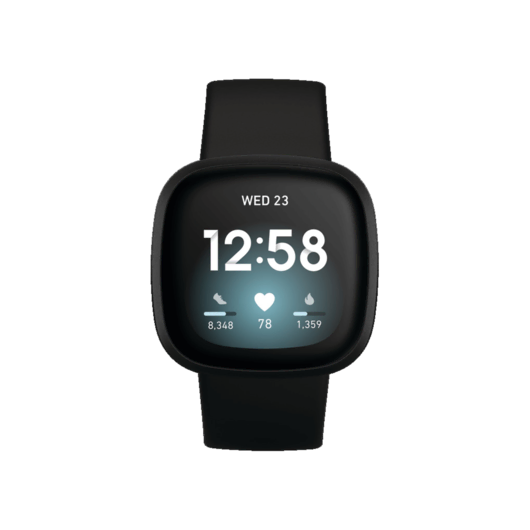 Fitbit Versa 3 - Siyah Akıllı Saat 