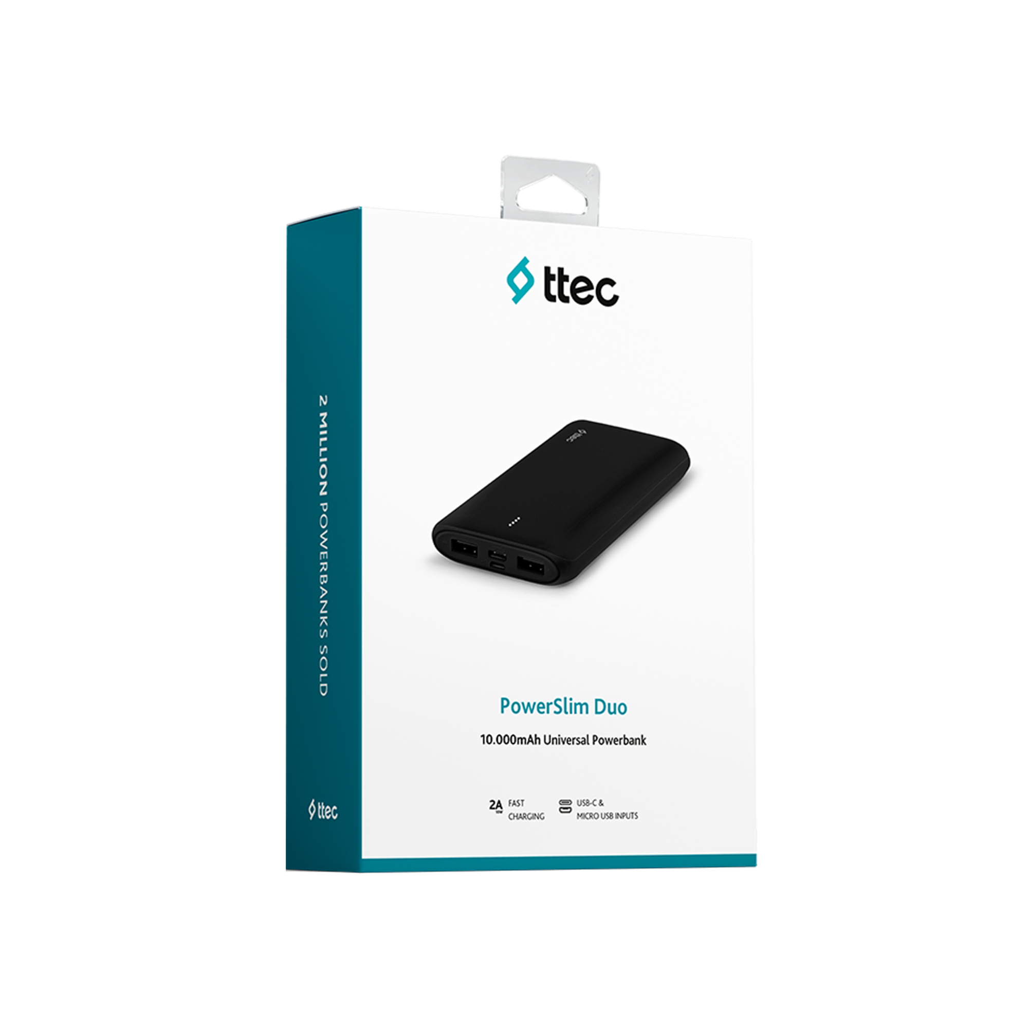 Ttec 2BB163S PowerSlim Duo 10.000mAh Ta Powerbank