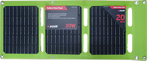 20W Katlanır Solar Pad Taşınabilir Güneş Paneli