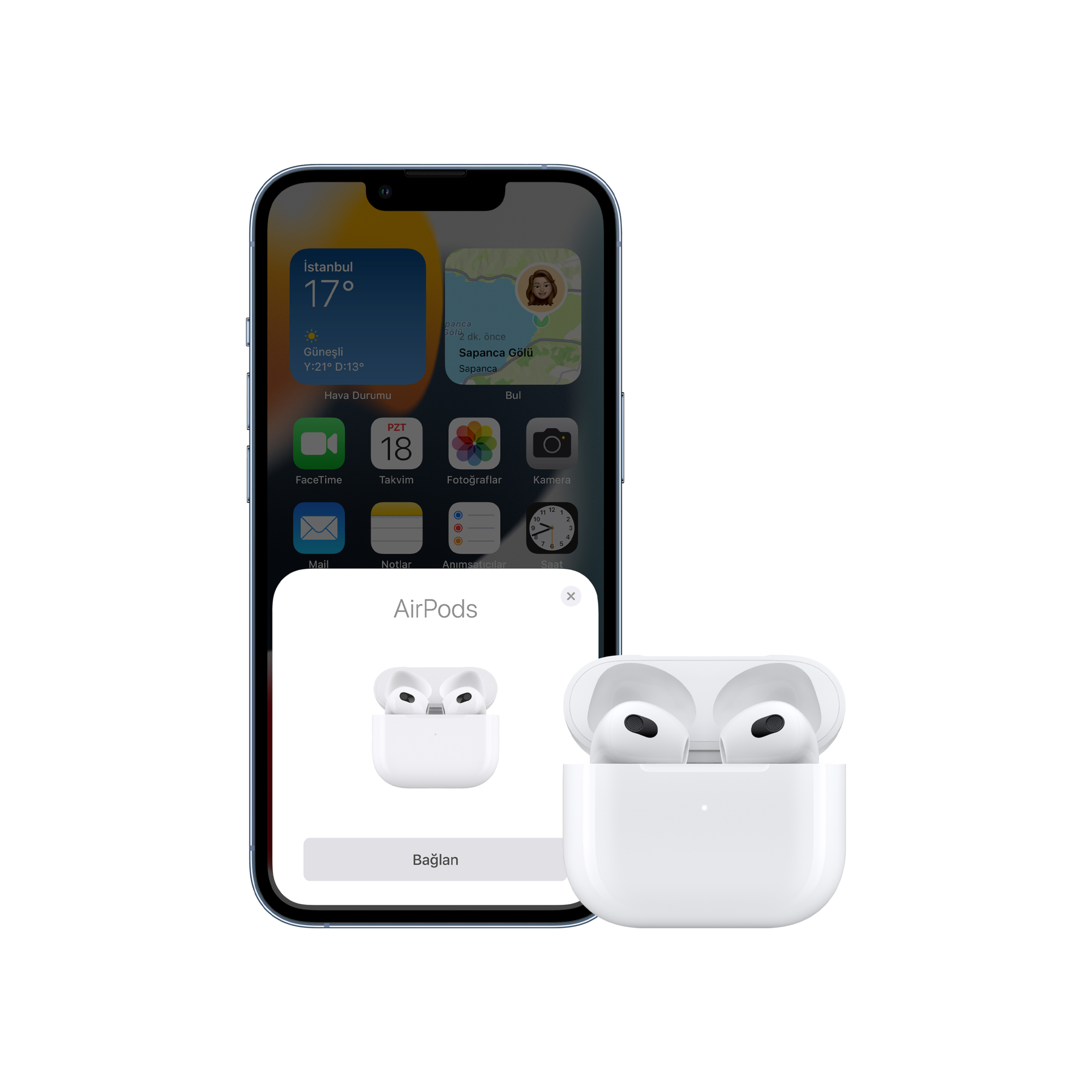 Apple AirPods 3. Nesil Lightning Şarj Kulaklık