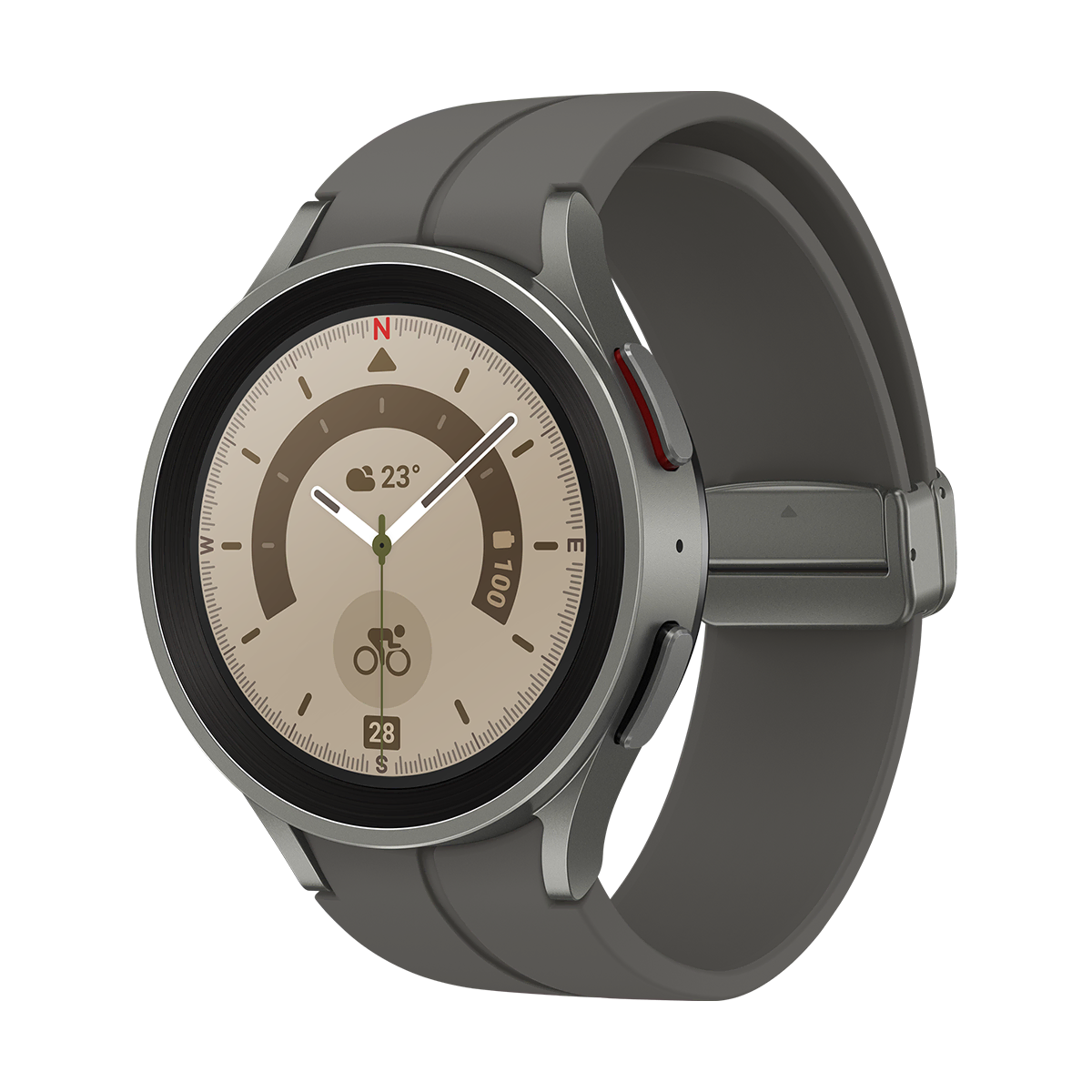 Samsung Galaxy Watch5 Pro Gri Titanyum Akıllı Saat