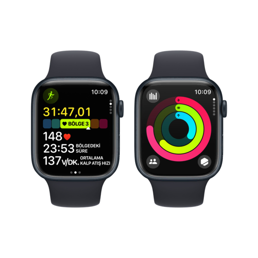 Apple Watch S9  41mm Gece Yarısı SB M/L Akıllı Saat