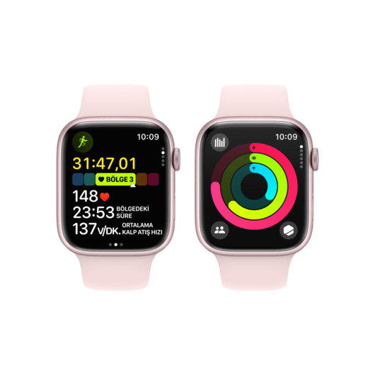 Apple Watch S9 45mm Pembe SB - S/M Akıllı Saat