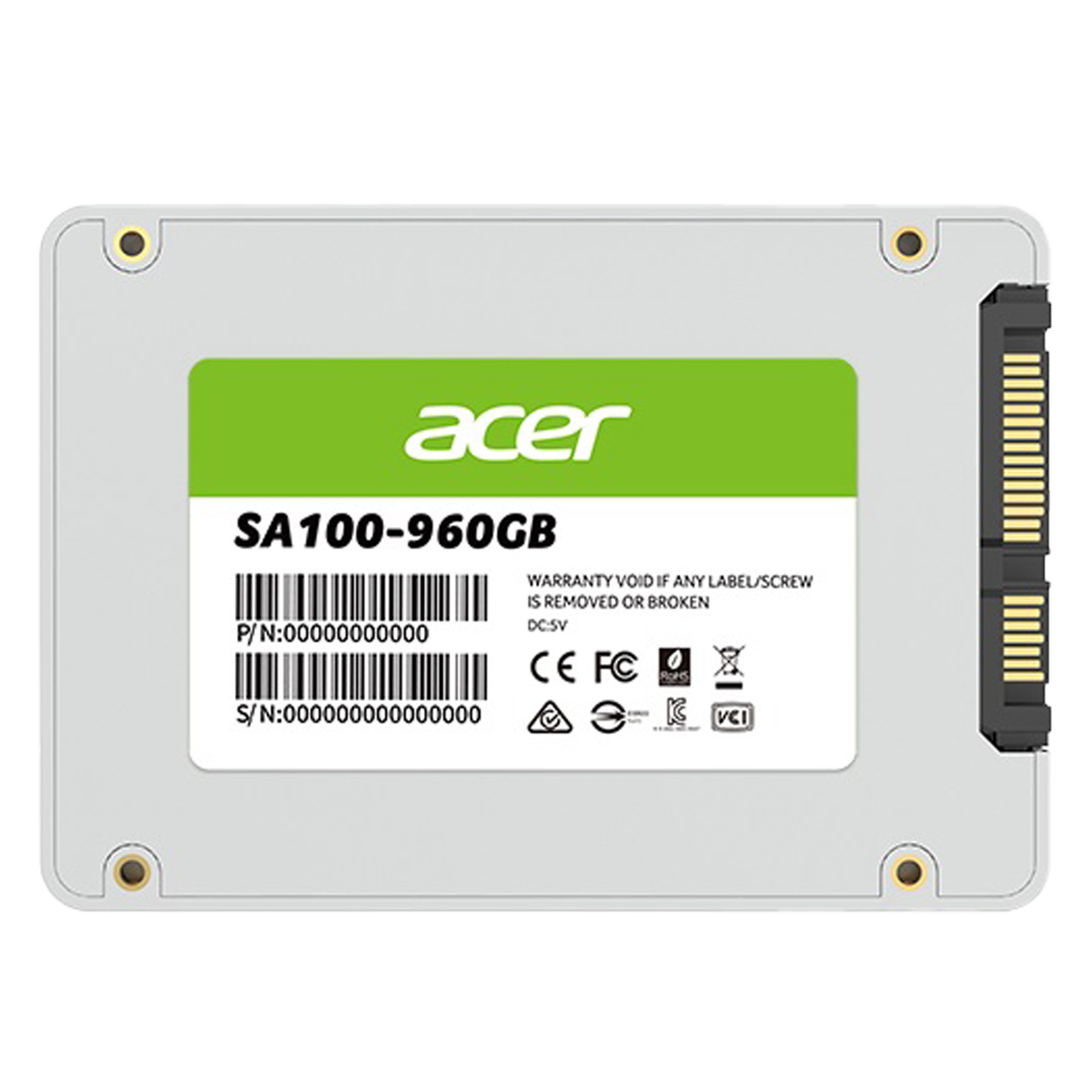 ACER SSD SA100 2.5'' 960GB Bilgisayar Çevre Birimleri