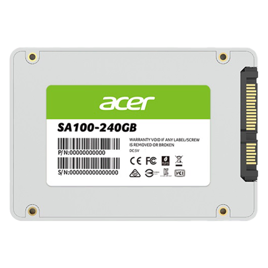 ACER SSD SA100 2.5'' 240GB Bilgisayar Çevre Birimleri