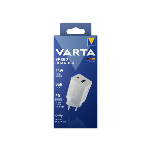 VARTA Hızlı Şarj Adaptör 38W Şarj Cihazları