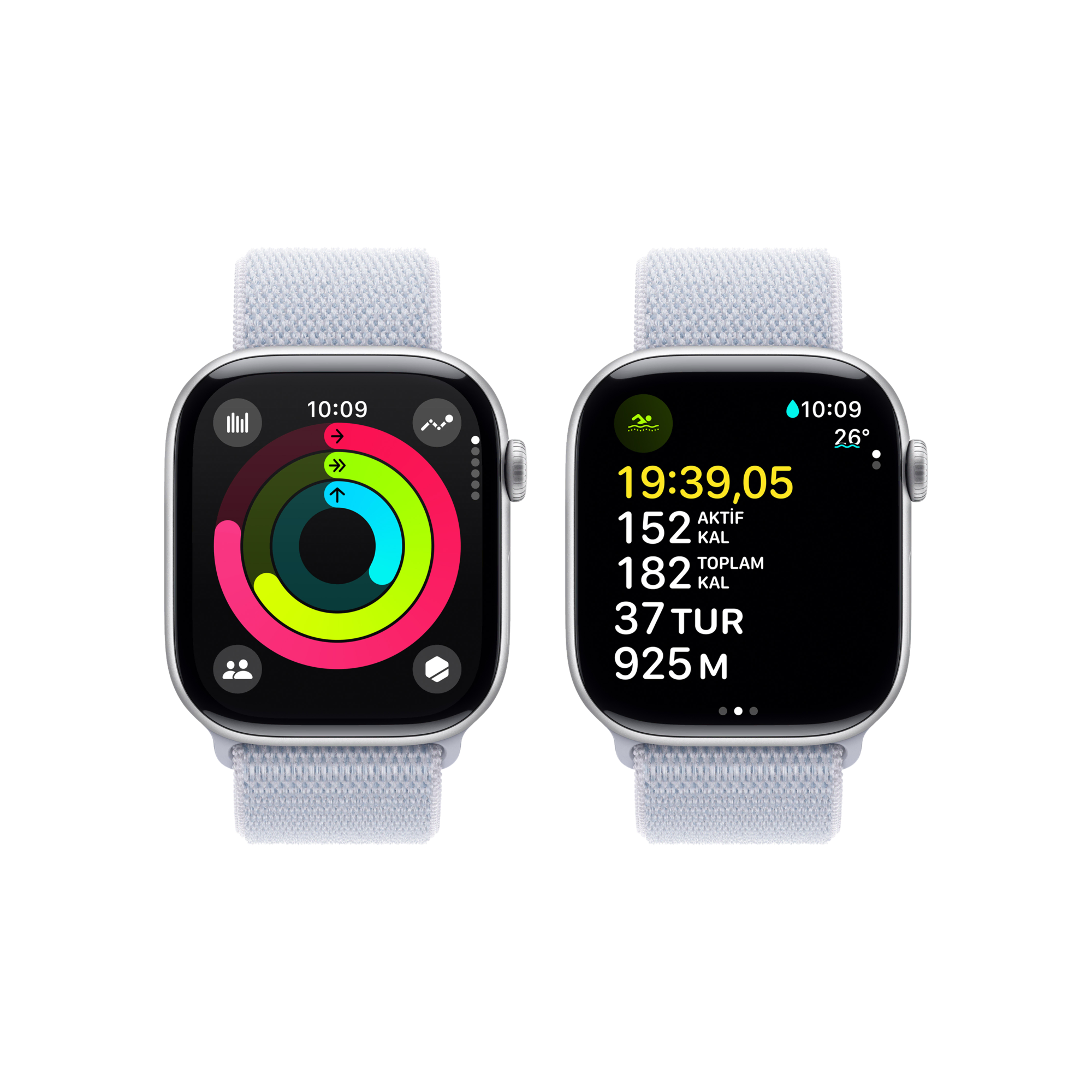 Apple Watch 10 GPS 46mm Gümüş SL Akıllı Saat