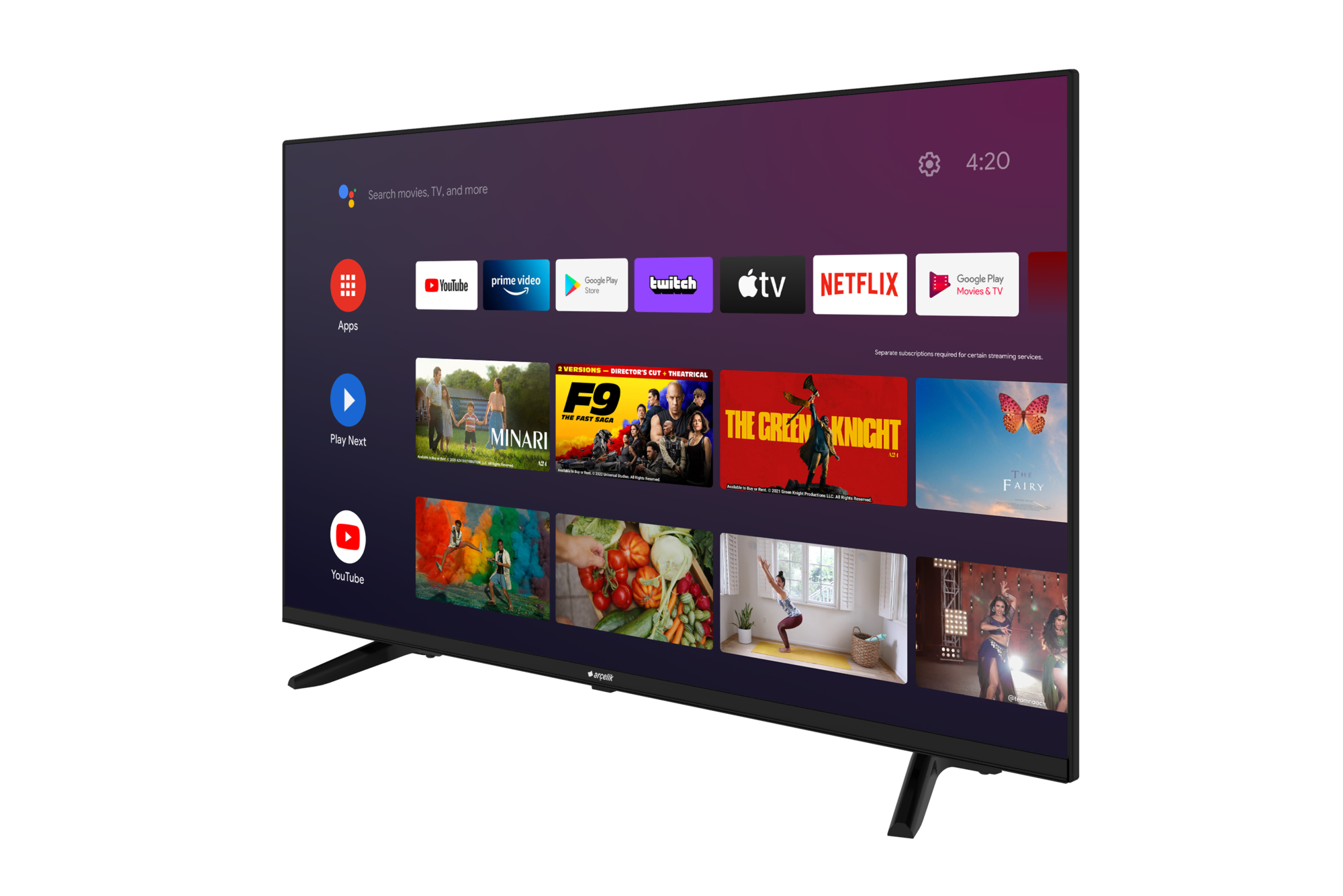 A55 B 820 B/55" 4K Smart | Android TV | Televizyon | Arçelik